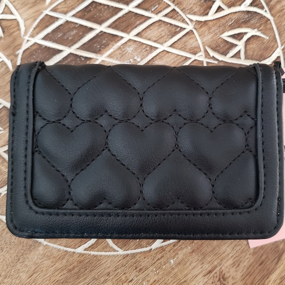 Juicy Couture Black Flawless Shoulder Bag & Slim Elongated Bifold Wallet NWT - Picture 11 of 16